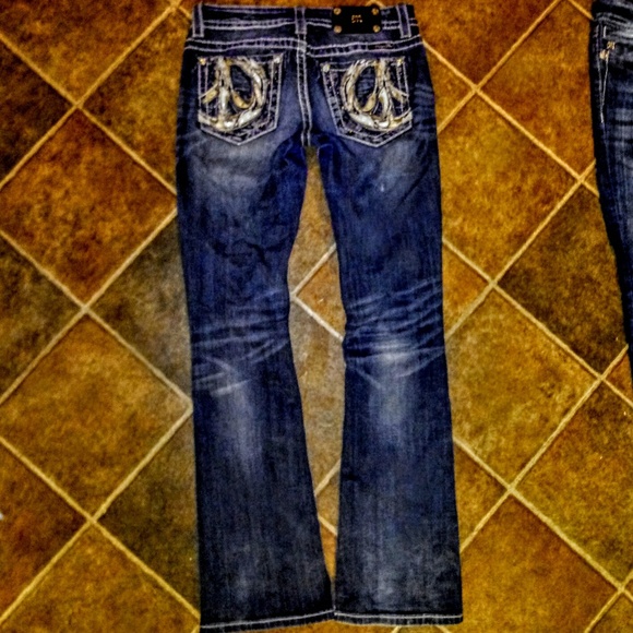 Miss Me Denim - Miss Me Jeans Size 27 Boot Cut Bling Pock Like New